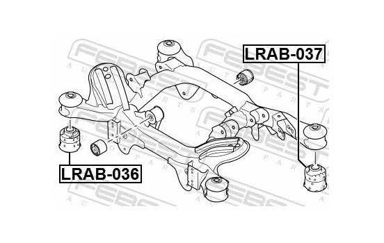 Mounting, axle beam
