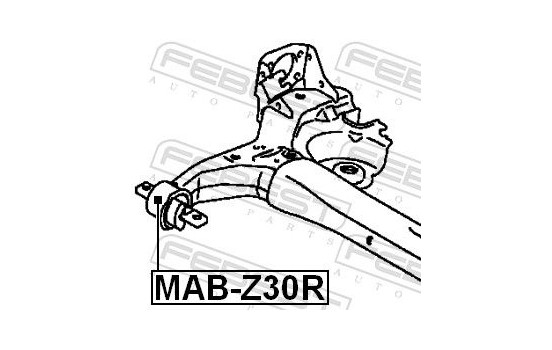 Mounting, axle beam, Image 2