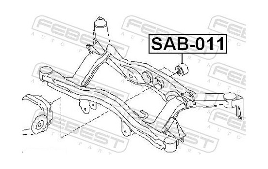 Montage, axle beam, Image 2