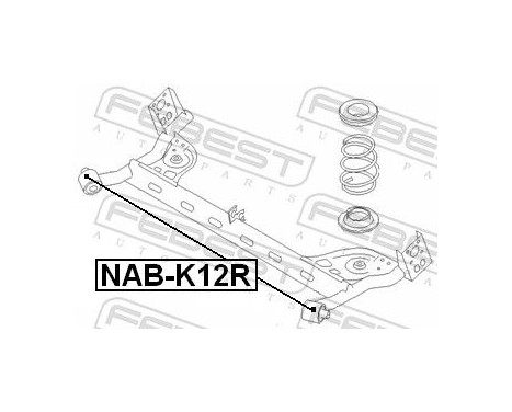 Mount, axle beam, Image 2