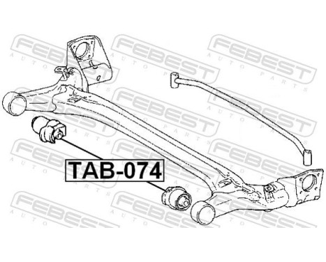 Mount, axle beam, Image 2