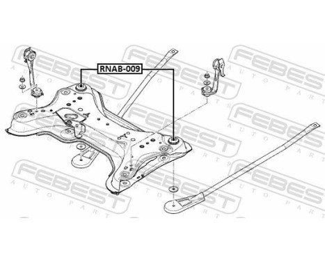 Mount, axle beam, Image 2