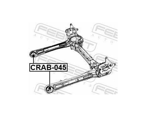 Mount, axle beam, Image 2