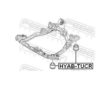 Mount, axle beam, Image 2