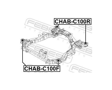 Mount, axle beam, Image 2