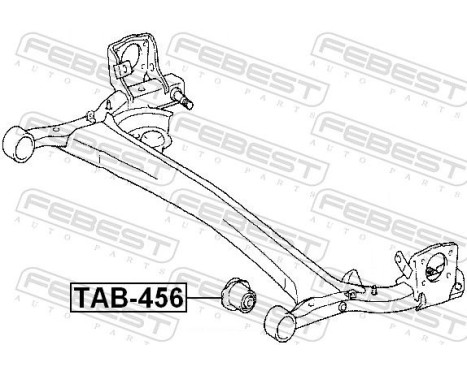 Mount, axle beam, Image 2