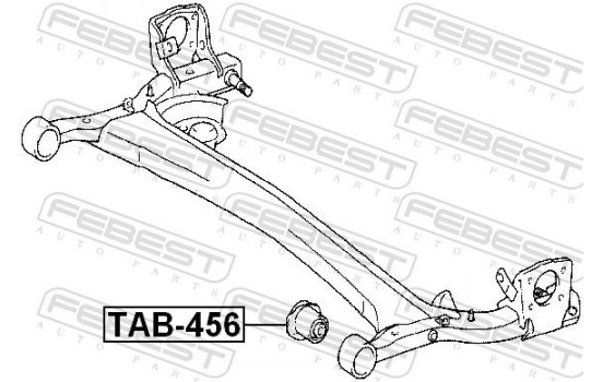 Mount, axle beam, Image 2