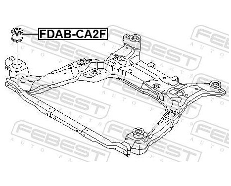 Mount, axle beam, Image 2