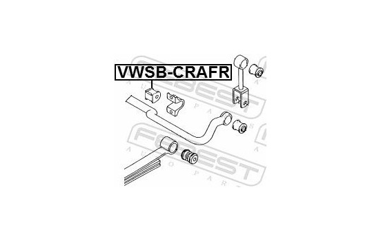 Bearing Bush, stabiliser, Image 2