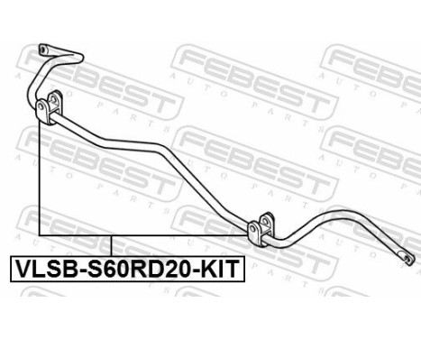 Bearing Bush, stabiliser, Image 2