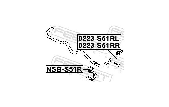 Bearing Bush, stabiliser, Image 2