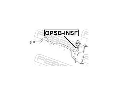 Bearing Bush, stabiliser, Image 2