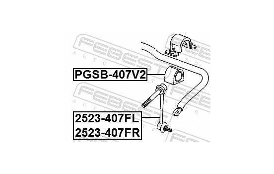Bearing Bush, stabiliser, Image 2