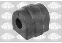 Stabilizer bearing on control arm