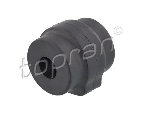 Stabilizer bearing on control arm