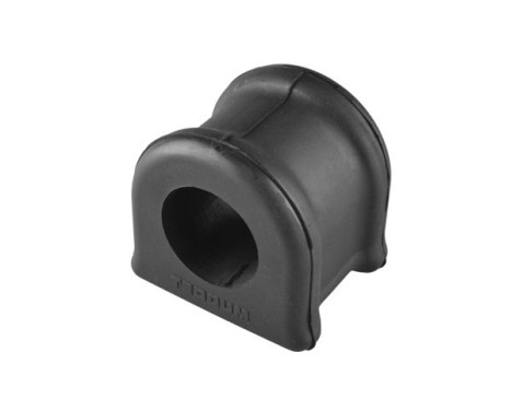 Stabilizer bearing on control arm