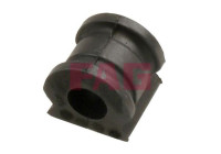 Stabilizer bearing on control arm