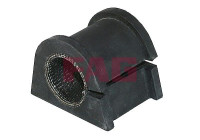 Stabilizer bearing on control arm