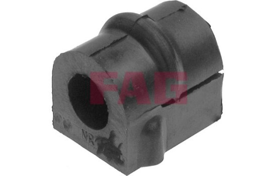 Stabilizer bearing on control arm