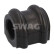 Stabilizer bearing on control arm