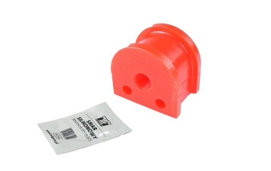 Stabilizer bearing on control arm