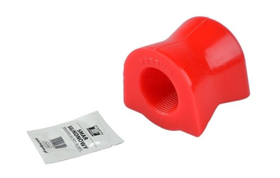 Stabilizer bearing on control arm