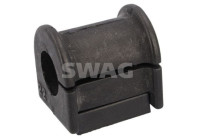 Stabilizer bearing on control arm