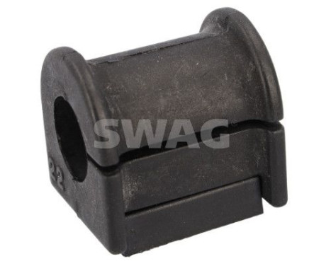 Stabilizer bearing on control arm