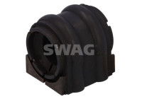 Stabilizer bearing on control arm