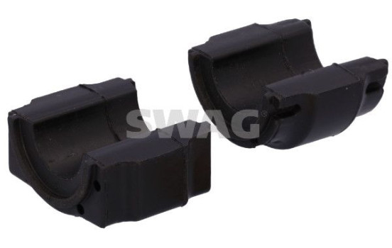 Stabilizer bearing on control arm