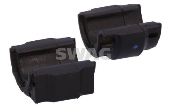 Stabilizer bearing on control arm