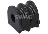 Stabilizer bearing on control arm