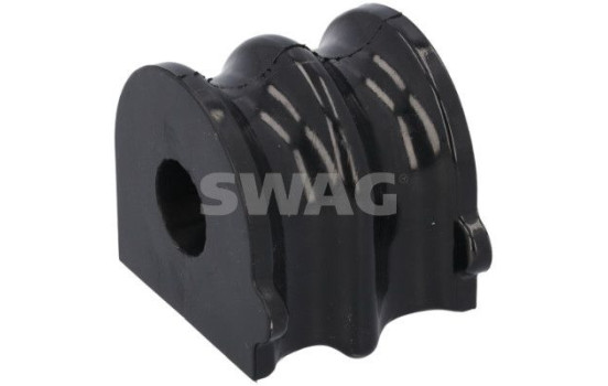 Stabilizer bearing on control arm