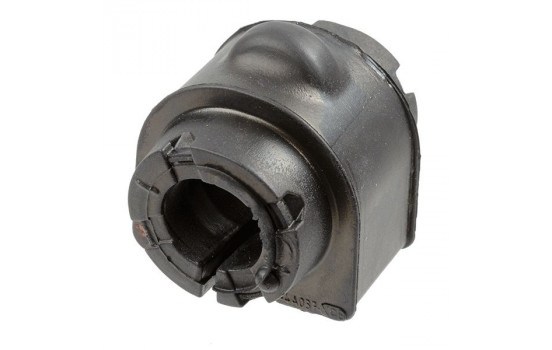 Stabilizer bearing on support arm