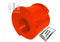 Stabilizer bearing on wishbone