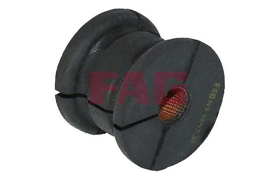 Stabilizer bearing on wishbone