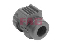 Stabilizer bearing on wishbone