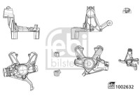 Axle, suspension 1002632 FEBI