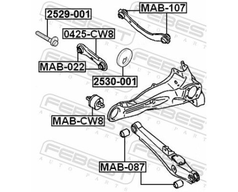 Camber Correction Screw, Image 3