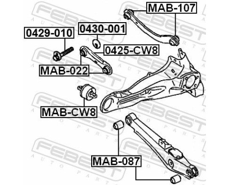 Camber Correction Screw, Image 3