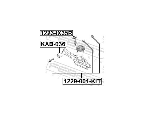 Camber Correction Screw, Image 2
