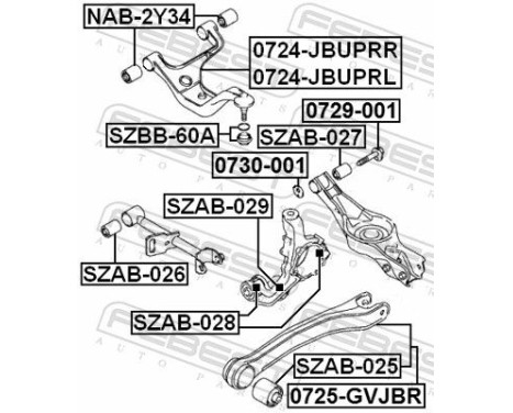 Caster Shim, axle beam