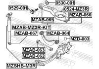 Caster Shim, axle beam