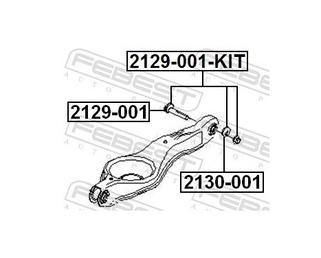 Caster Shim, axle beam, Image 2