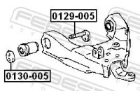 Caster Shim, axle beam