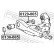 Caster Shim, axle beam