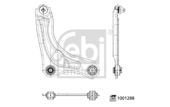 Control arm, suspension 1001288 FEBI