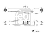 Control arm, suspension 196236 FEBI