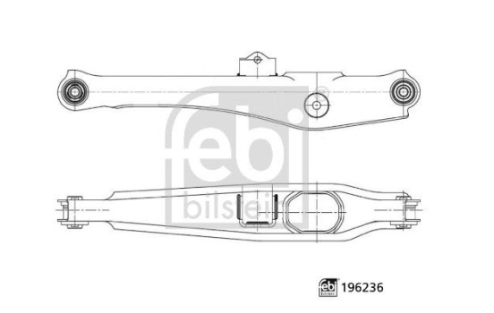 Control arm, suspension 196236 FEBI