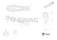 Control arm, suspension 33111955 Swag